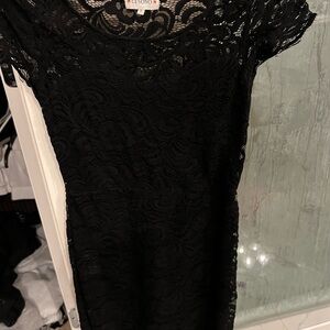 Ci Sono Black Mini Dress